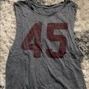 Grey Sleeveless Shirt